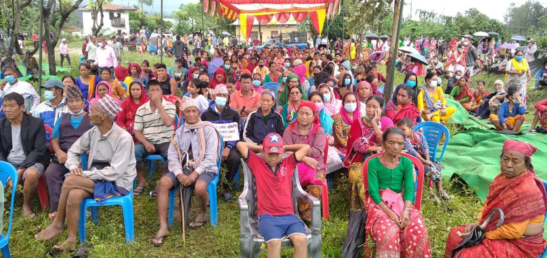 लुम्बिनी प्रदेश सरकारले राजधानीका वस्ती हटाउन खोजेपछि स्थानीय आन्दोलित